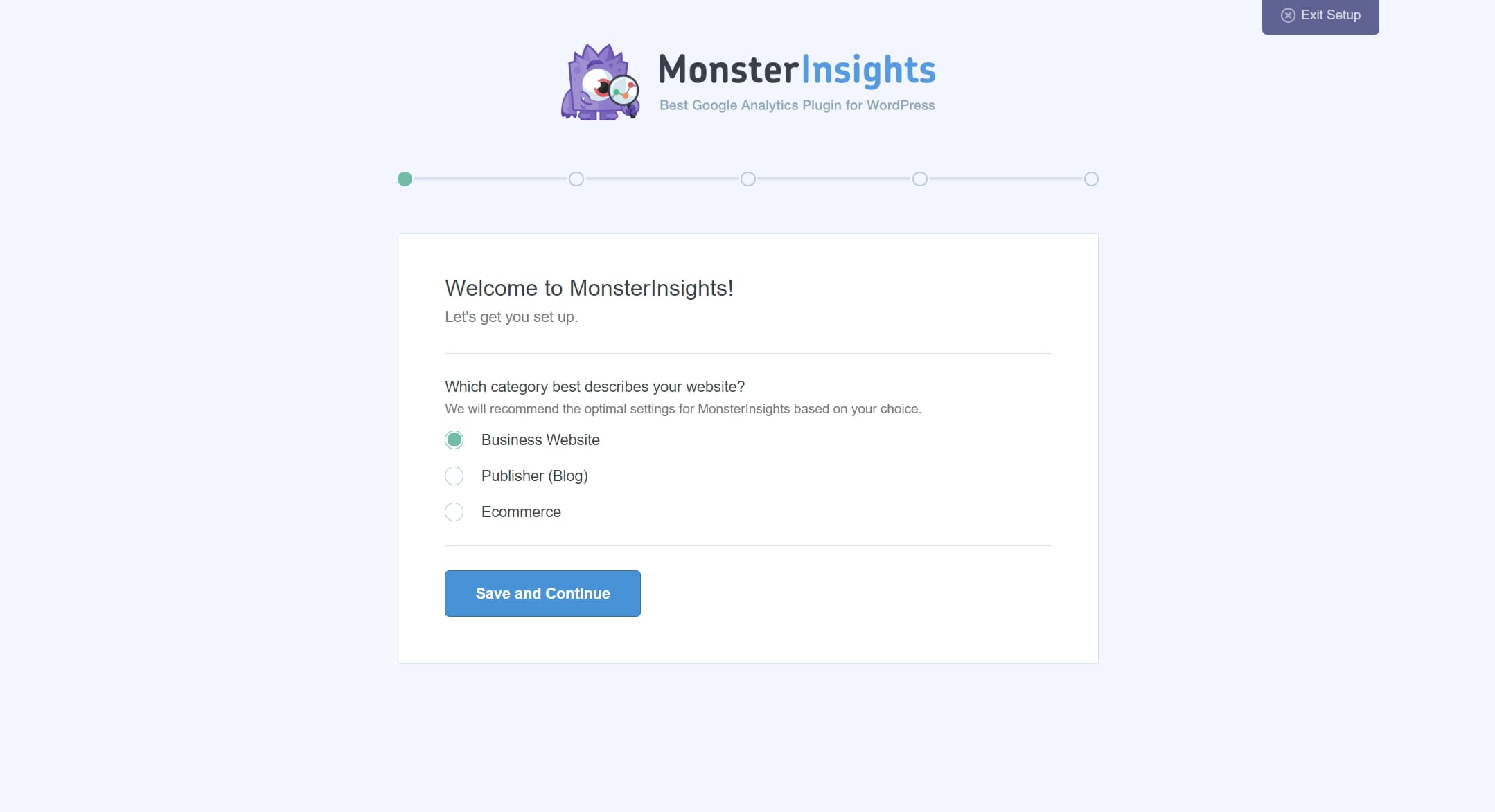 Analyzing website traffic sources and user behavior with MonsterInsights on a WordPress site.