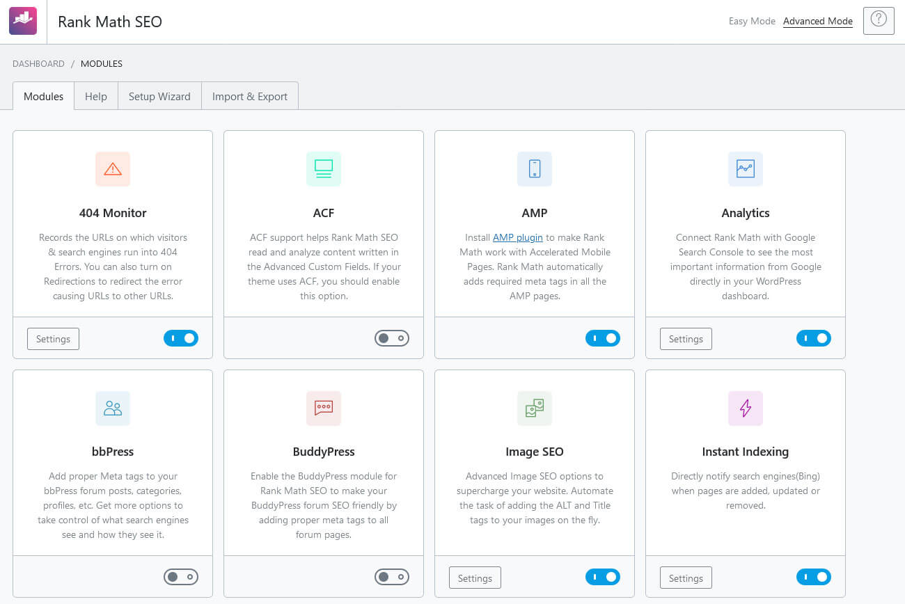 WordPress site editor using Rankmath for SEO optimizations on a blog post.”