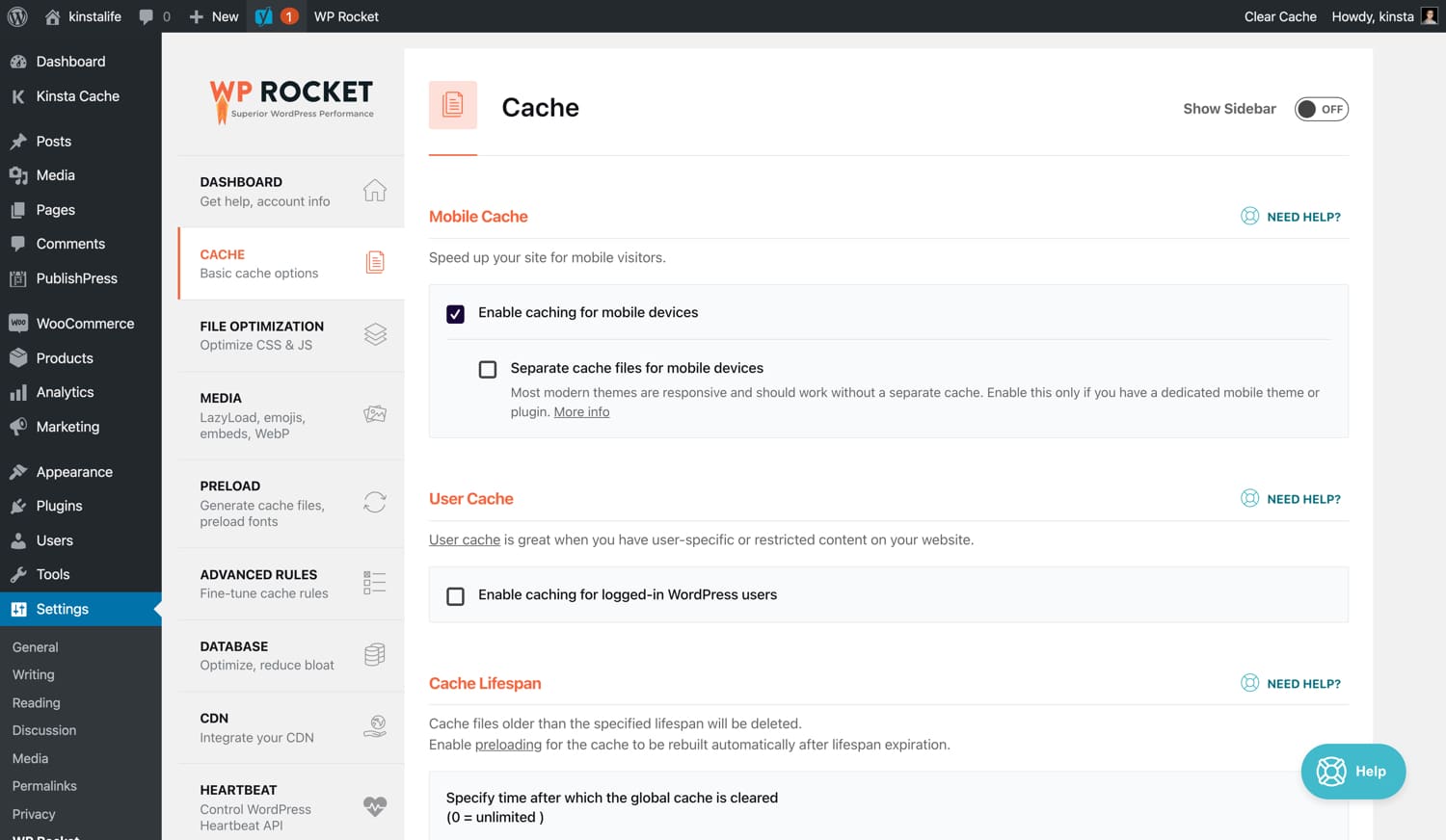 Small business owner reviewing website performance metrics improved by WP Rocket.