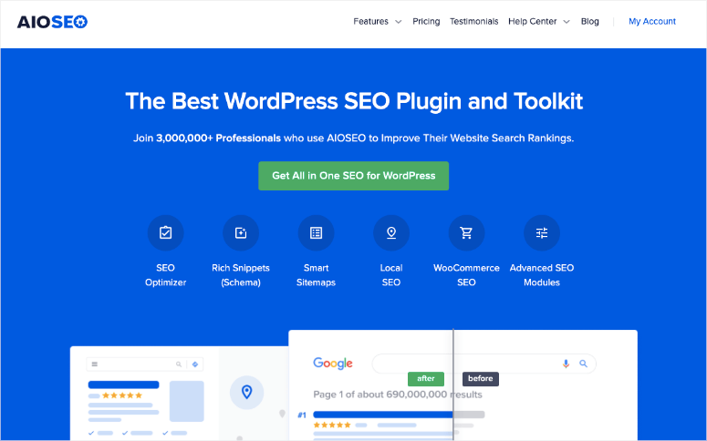 Alkali web developer optimizing a WordPress website using All in One SEO.