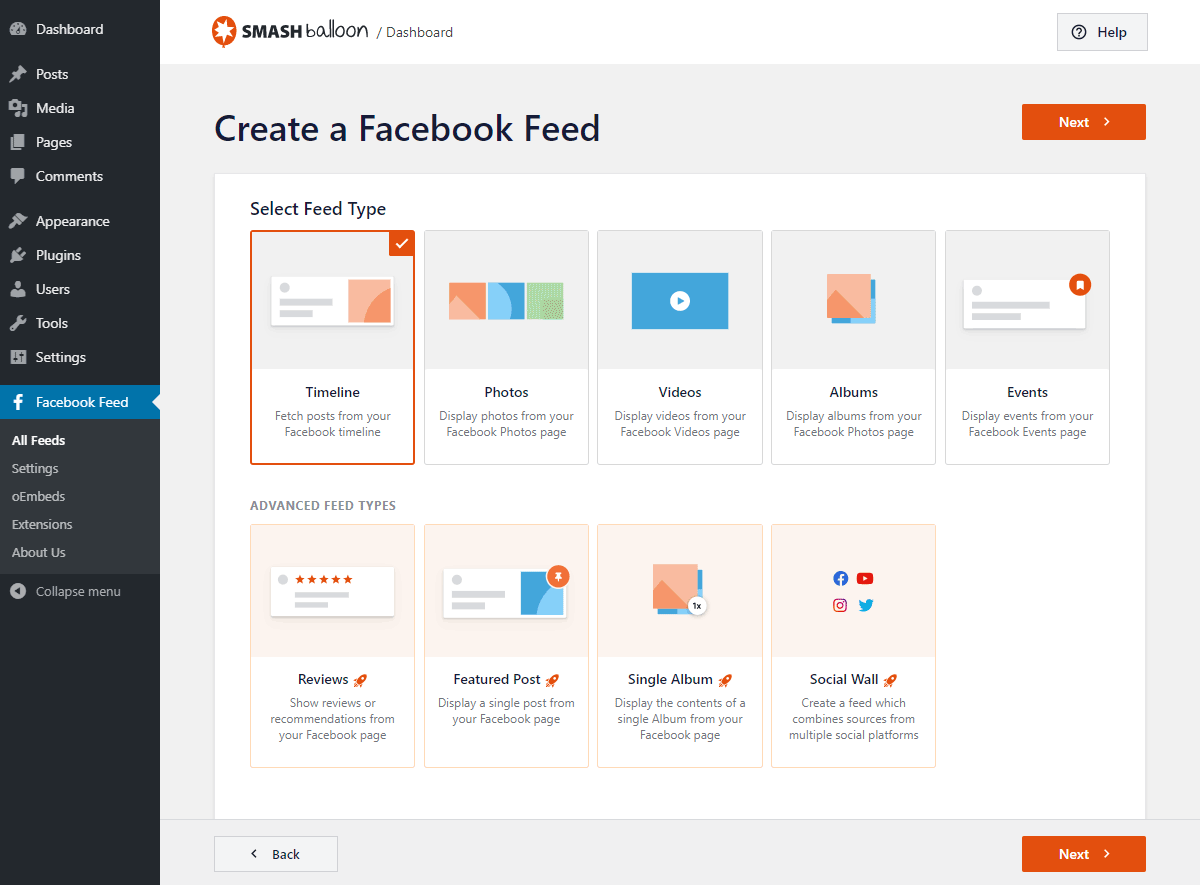 Small business owner managing social media feeds using Smash Balloon.